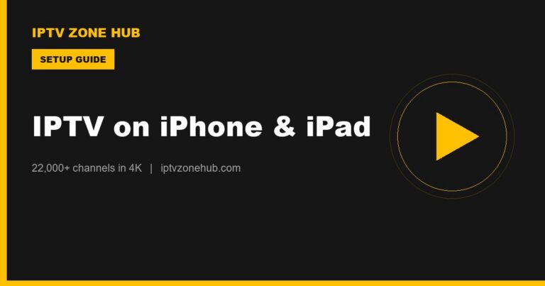 How to Watch IPTV on iPhone & iPad (iOS Setup Guide)